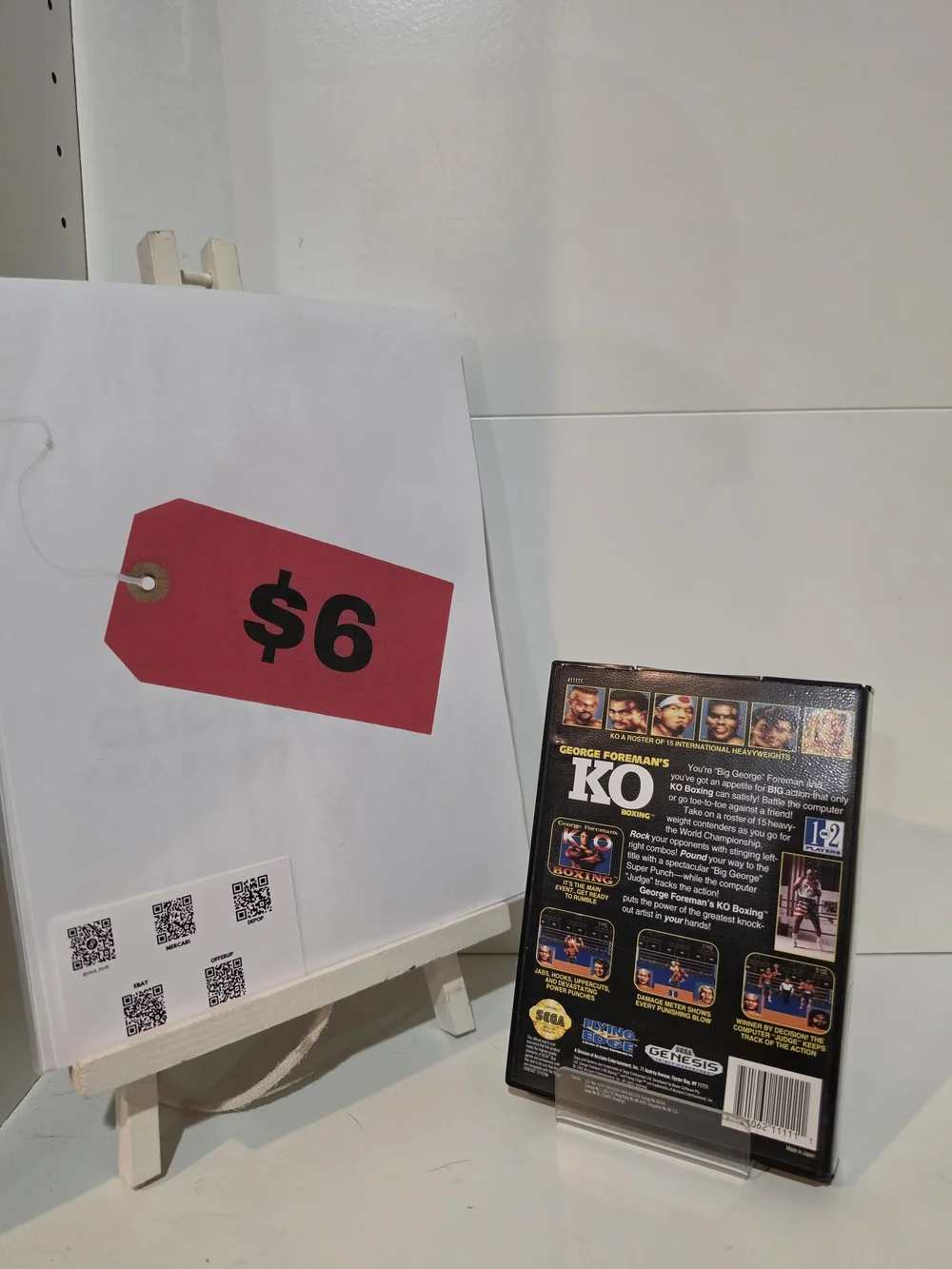 SEGA Genesis KO Boxing (Black) - George Foreman